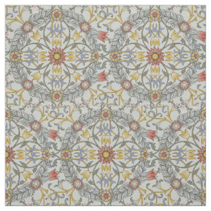 Den William Morris blommigten cirklar Tyg