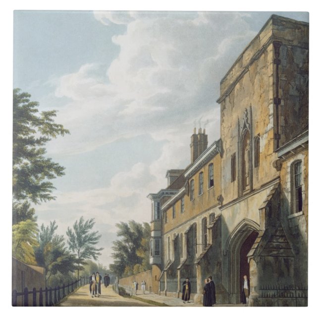 Den Winchester högskolan hänrycker med warden'sens Kakelplatta (Framsidan)