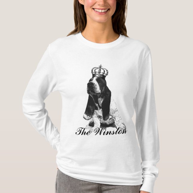 Den Winston kungen T-shirt (Framsida)