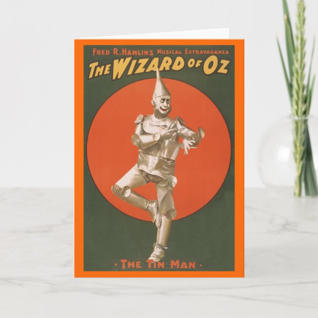 Den Wizard of Oz musikalen - Tinmanen Kort (Framsida)