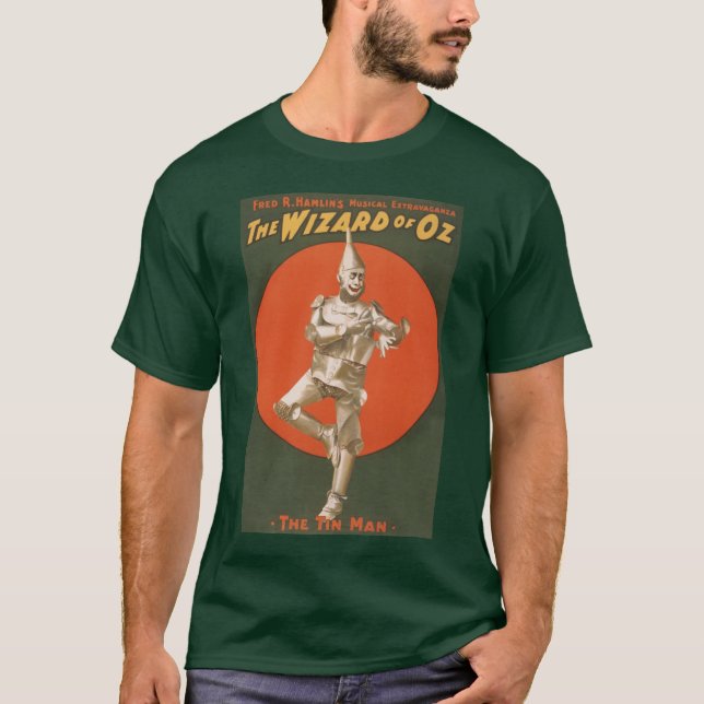 Den Wizard of Oz musikalen - Tinmanen T Shirt (Framsida)