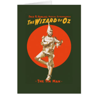 Den Wizard of Oz musikalpåkostat stycke Hälsningskort