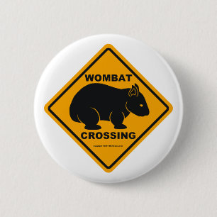 Den Wombat korsningen undertecknar Knapp