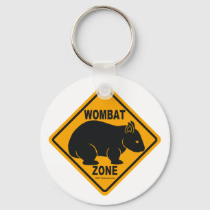 Den Wombat zonen undertecknar Nyckelring