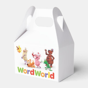 Den WordWorld favören boxas Presentaskar