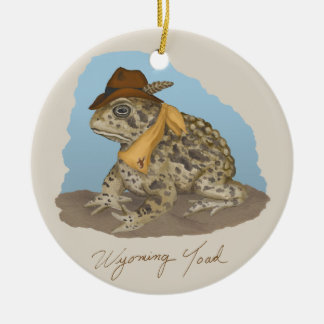 Den Wyoming paddaprydnaden Julgransprydnad Keramik