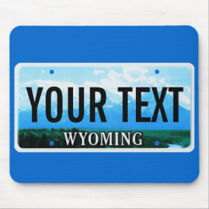 Den Wyoming Tetons registreringsskyltmusen Musmatta