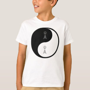 Den Yin Yang amatören radiosände T-shirt