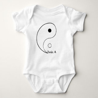 Den Yin Yang utslagsplatsen för twillingar - T-shirt
