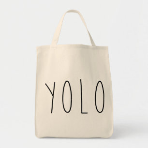 Den YOLO totot hänger lös Tygkasse