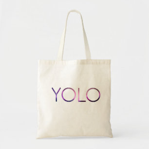 Den YOLO totot hänger lös Tygkasse
