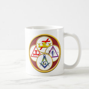 Den York riten CIRKLAR MUGGEN och STEIN Kaffemugg