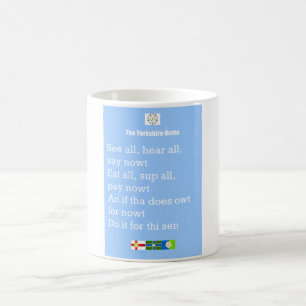 Den Yorkshire Mottomuggen, underbar gåvaidé! Kaffemugg