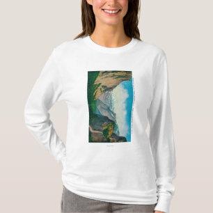 Den Yosemite dalen från konstnär pekar Tee Shirt