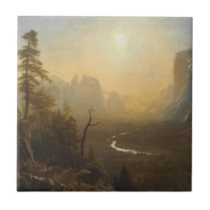 Den Yosemite dalen, glaciär pekar slingan Kakelplatta