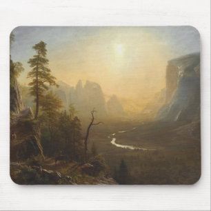 Den Yosemite dalen, glaciär pekar slingan Musmatta