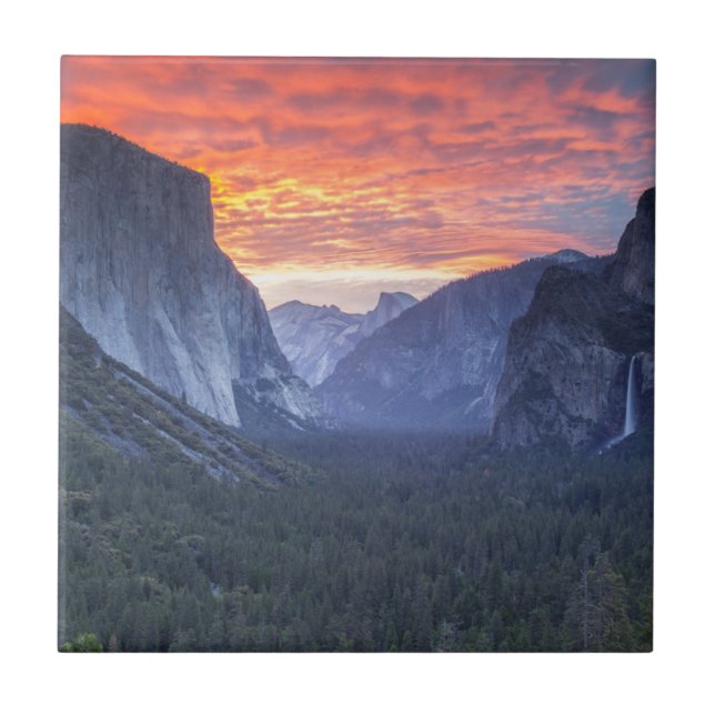 Den Yosemite tunnelen beskådar Kakelplatta (Framsidan)