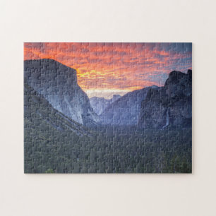 Den Yosemite tunnelen beskådar Pussel