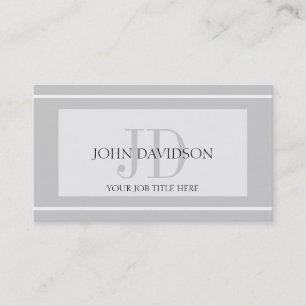 Den YourJobTitle monogramen märka med sina Visitkort