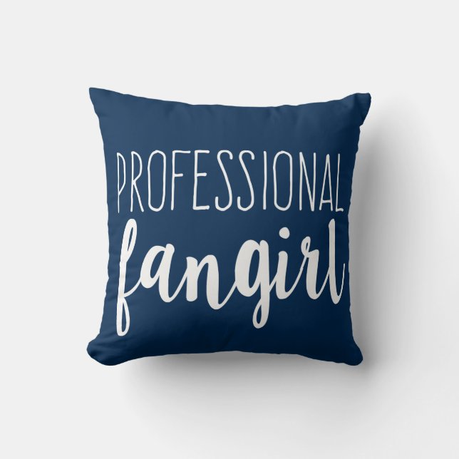 Den yrkesmässiga Fangirl reversiblen kudder Kudde (Framsida)