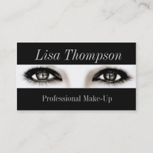 Den yrkesmässiga sminkkonstnären/Makeup modeller Visitkort