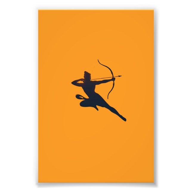 Den yttre glöden i Dussehra - Shree Ram Fototryck (Framsidan)