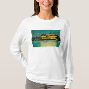 Den yttre natten beskådar av det Neptune kasinot & T Shirt