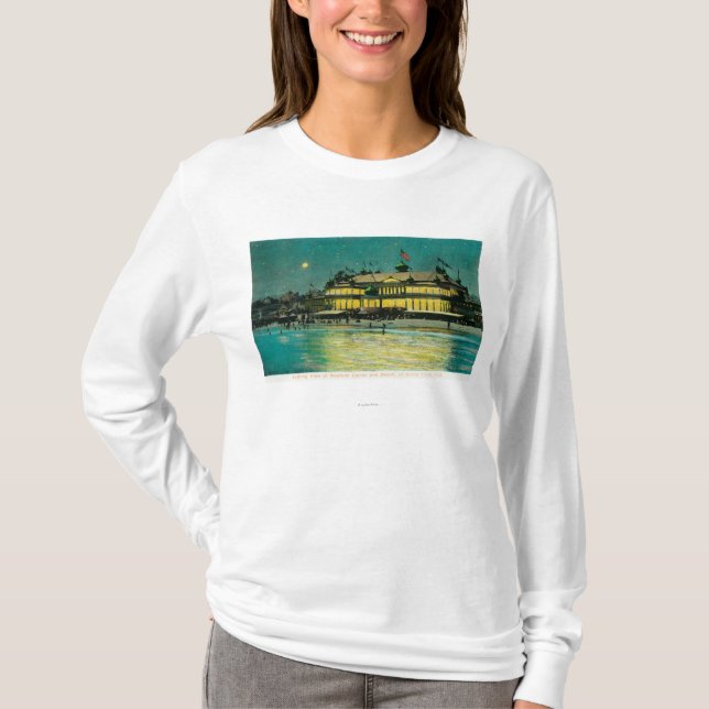 Den yttre natten beskådar av det Neptune kasinot & T Shirt (Framsida)
