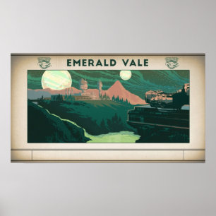 Den yttre världen Emerald Vale Poster