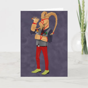 Den Yule geten Julhälsningar kortet Helgkort