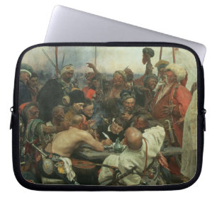 Den Zaporozhye Cossackshandstilen ett brev Laptop Sleeve