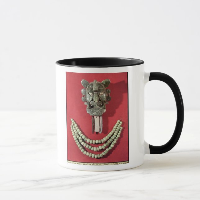 Den Zapotec bröstfenan bilda av maskerar att Mugg (Höger)