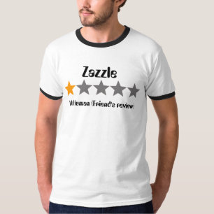 Den Zazzle vännen granskar en stjärna Tee