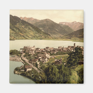 Den Zell förmiddagen ser I, Salzburg, Österrike Magnet