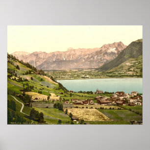Den Zell förmiddagen ser II, Salzburg, Österrike Poster