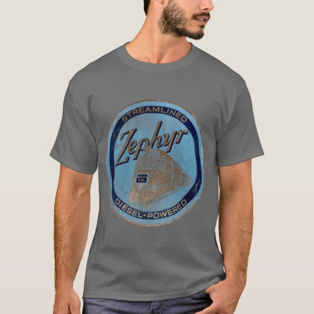 Den Zephyr Strömlinjeformade Dieseldrivna T Shirt (Framsida)