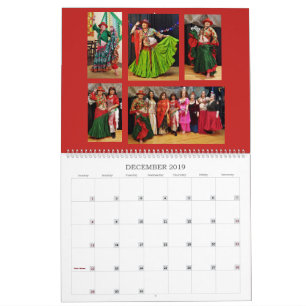 DEN ZIGENSKA FJÄRILEN av Corvallis kostymerar 201 Kalender