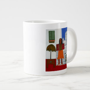 Den zigenska flickan framför Sacre Coeur 2006 Jumbo Mugg