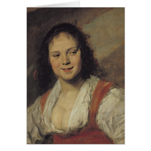 Den zigenska kvinnan, c.1628-30 hälsningskort