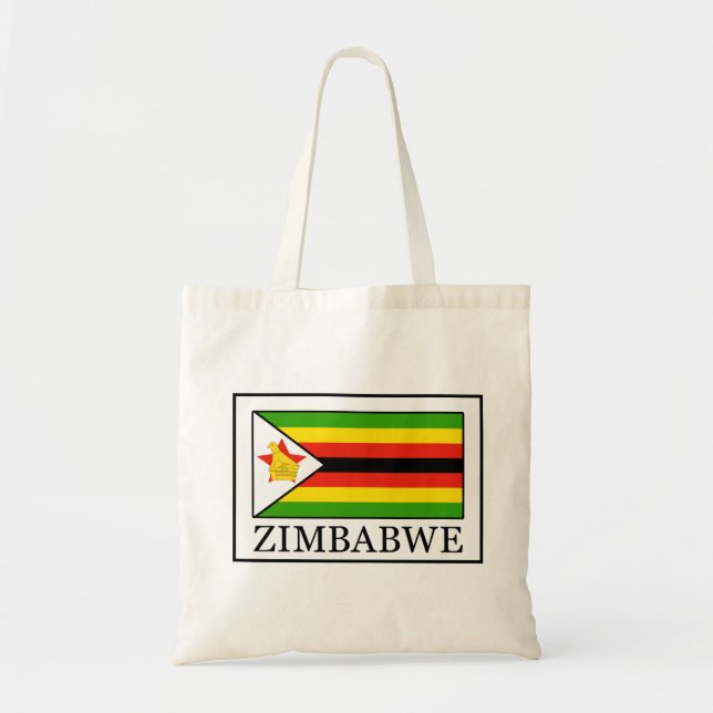 Den Zimbabwe totot hänger lös Tygkasse (Framsidan)