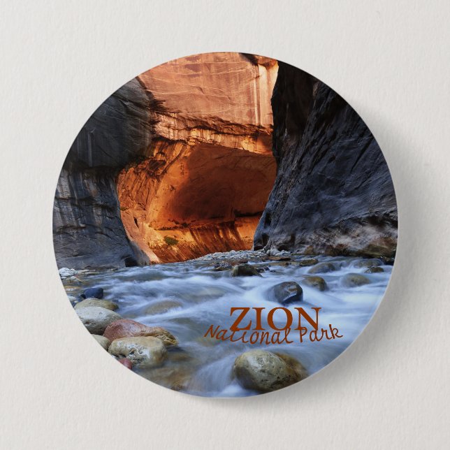 Den Zion nationalparken, Zion trångt pass knäppas Knapp (Framsida)