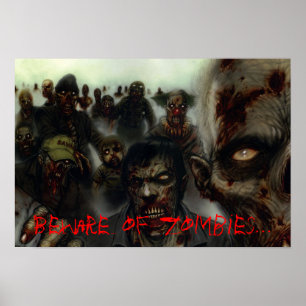 Den Zombies"akta sig av Zombies" Halloween Poster
