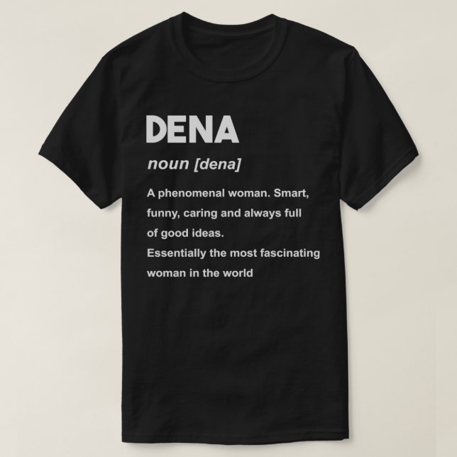 Dena Name Pullover  T Shirt (Design framsida)