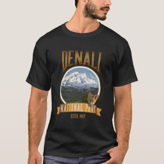 Denali Ak Mt Mckinley Denali National Park With Fo T Shirt
