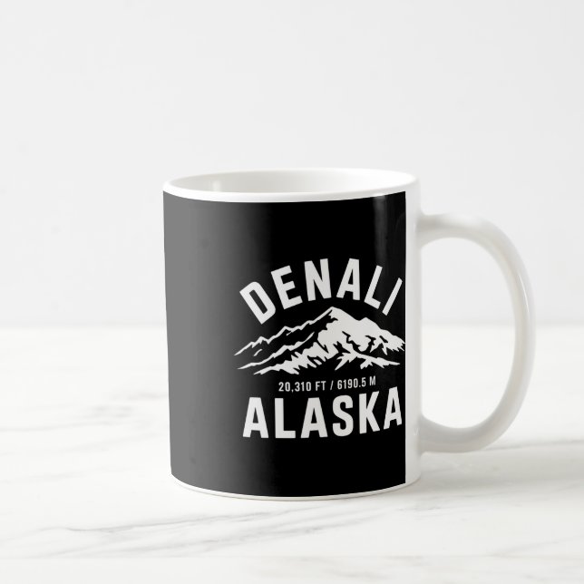 Denali Alaska Berg Vandring Souvenir Present Kaffemugg (Höger)