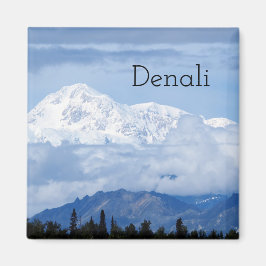 Denali Alaska Mountain Photo Magnet