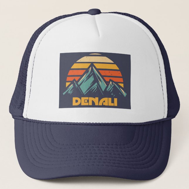 Denali Alaska Retro Turkos Keps (Framsida)