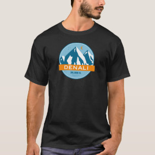 Denali Alaska Stars Måne T Shirt