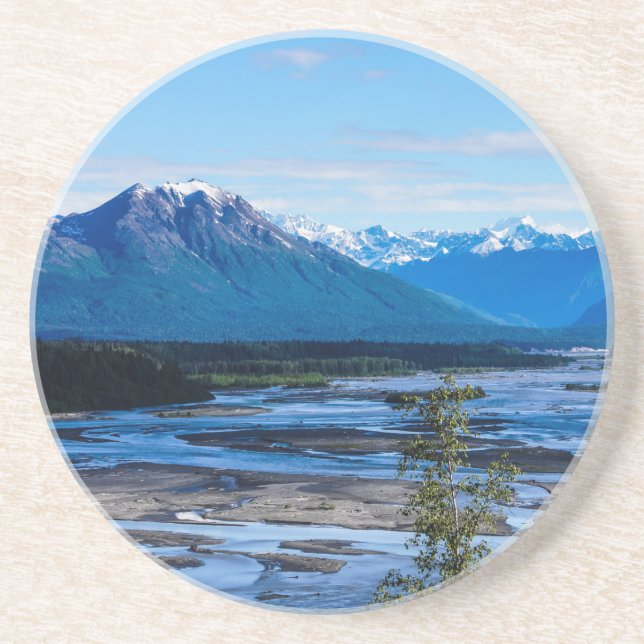 Denali-bergskedjan Underlägg Sandsten (Framsidan)