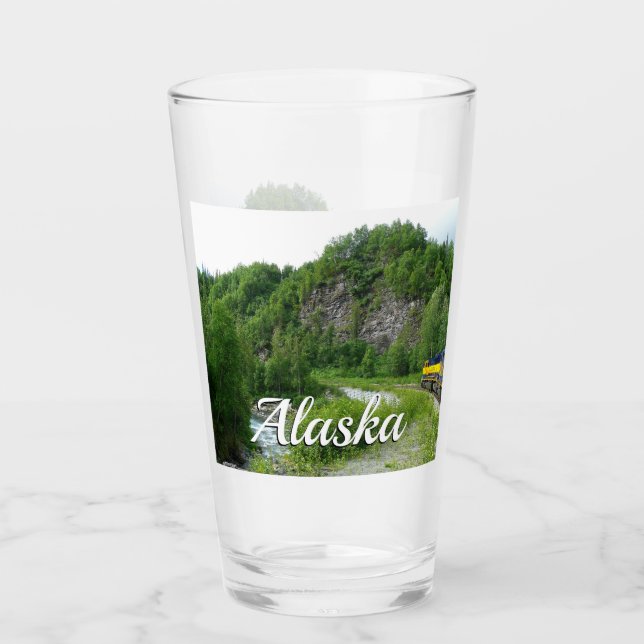 Denali Express Alaska Tåg Semester Fotografi Glaskopp (Framsida)